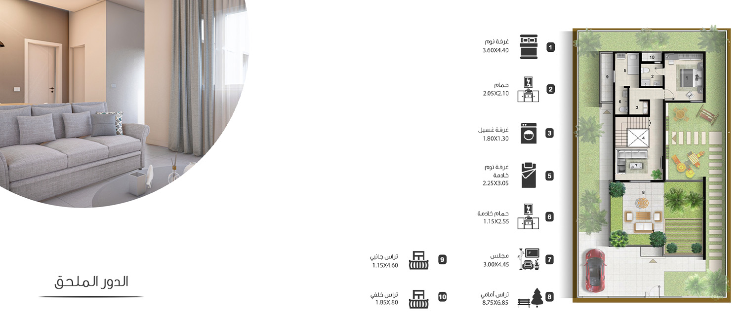 زمرد - السطح